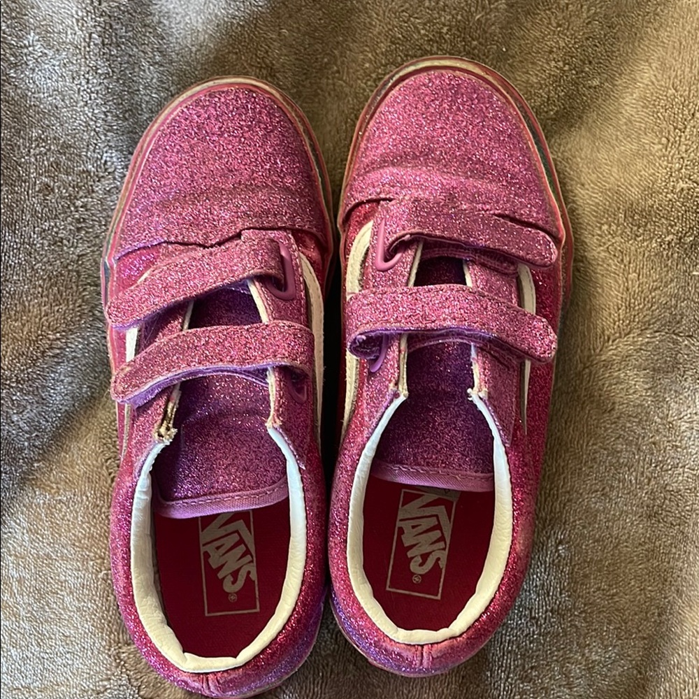Vans Pink Sparkly Sneakers